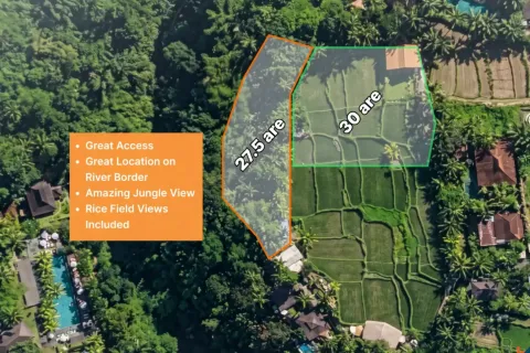 Land in Ubud, Gianyar, Bali (17275)