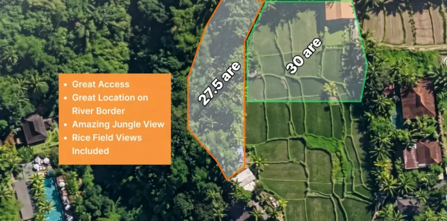 Land in Ubud, Gianyar, Bali (17275)