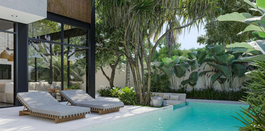 Vila 4 kamar tidur di Canggu, Badung, Bali (9735)