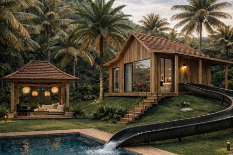 Vila studio di Ubud, Gianyar, Bali (10705)