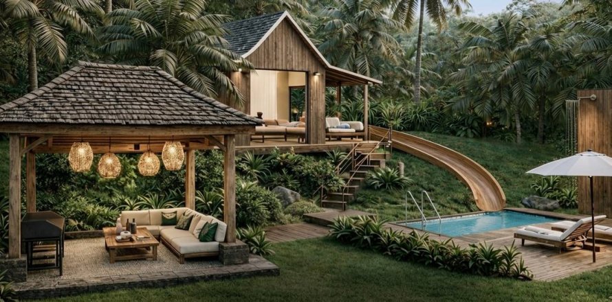 Vila 2 kamar tidur di Ubud, Gianyar, Bali (10706)