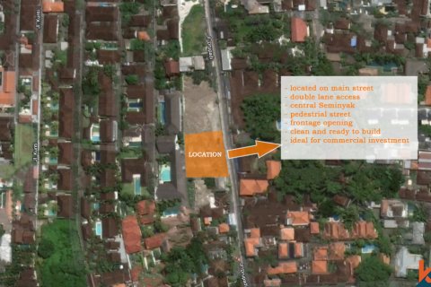 Tanah kavling di Seminyak, Badung, Bali (12212)
