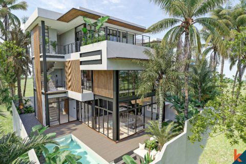 Vila 4 kamar tidur di Pererenan, Mengwi, Badung, Bali (12074)