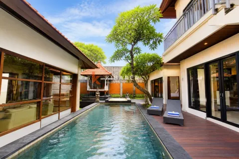 Vila 3 kamar tidur di Kerobokan, Badung, Bali (17068)