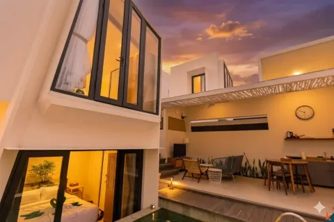 Vila 2 kamar tidur di Tibubeneng, Badung, Bali (10956)