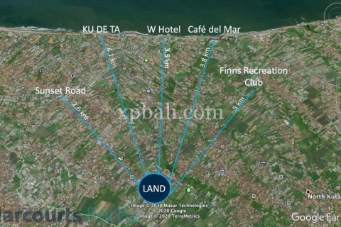 1500m2 Land in Kerobokan, Badung, Bali (818) 3