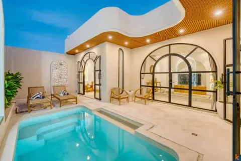 Vila 2 kamar tidur di Tibubeneng, Badung, Bali (10893)