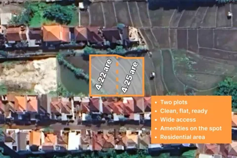 Tanah kavling di Kerobokan, Badung, Bali (14043)