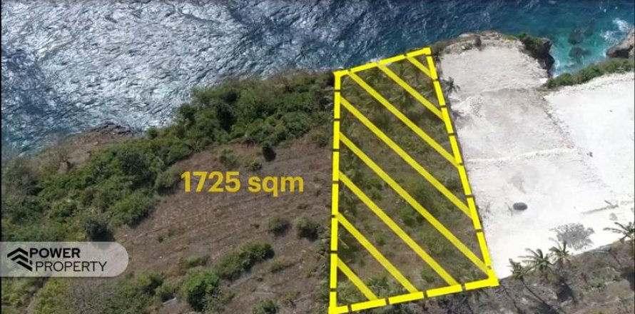 Tanah kavling 1725m2 di Nusa Penida, Klungkung, Bali (9609)