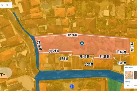 2610m2 Land in Kuta, Badung, Bali (10513) 6