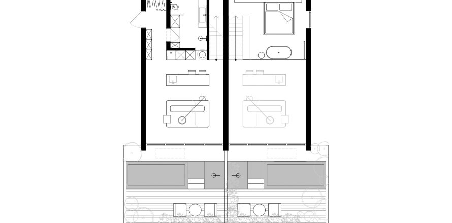 Apartemen 1 kamar tidur di The HEIGHTS, Mengwi, Badung, Bali (9682)