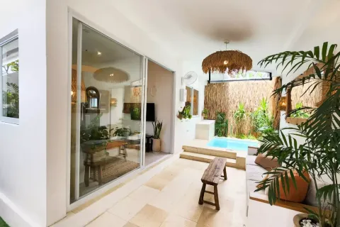 Vila 2 kamar tidur di Tibubeneng, Badung, Bali (10855)