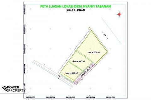 1750m2 Land in Tabanan, Bali (8435) 7