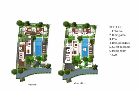 Vila 5 kamar tidur di Seminyak, Badung, Bali (1320) 23