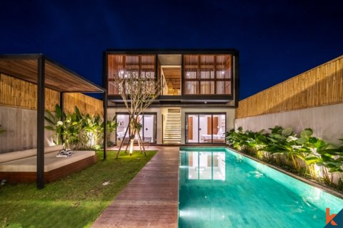 Vila 4 kamar tidur di Tibubeneng, Badung, Bali (12226)