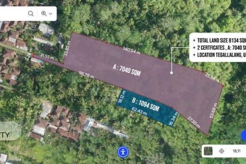12 bedrooms Land in Ubud, Gianyar, Bali (10700)