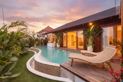 Vila 2 kamar tidur di Tumbak Bayuh, Mengwi, Badung, Bali (11088)
