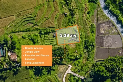 Tanah kavling di Ubud, Gianyar, Bali (17052)