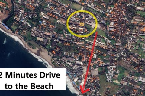 Tanah kavling di Tibubeneng, Badung, Bali (12117)