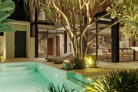 Vila 4 kamar tidur di Pererenan, Mengwi, Badung, Bali (11580)