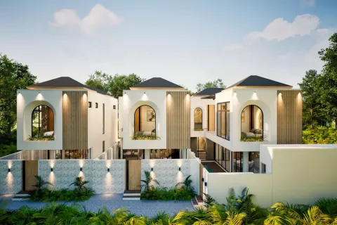 Vila 3 kamar tidur di Tibubeneng, Badung, Bali (11325)