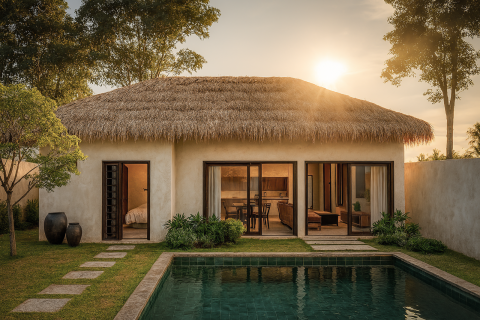 Vila 4 kamar tidur di Ubud, Gianyar, Bali (14377)