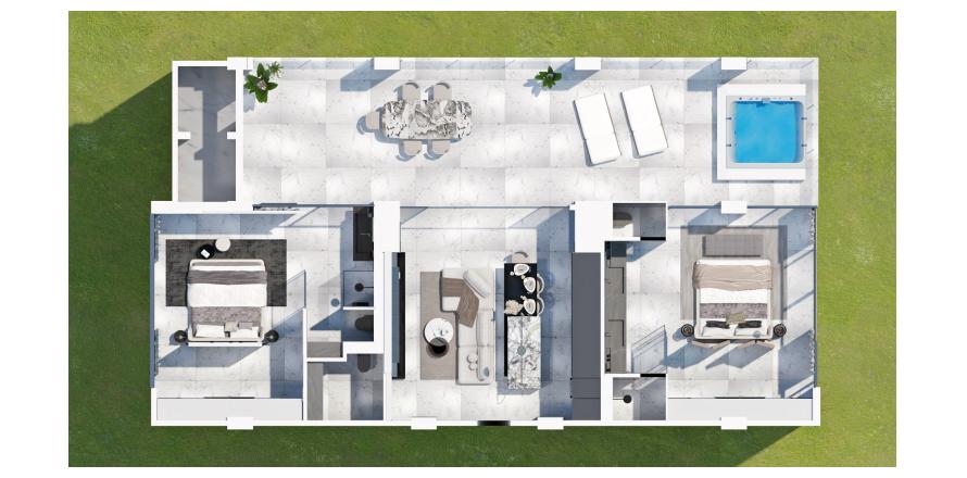 2 bedrooms Penthouse in The Umalas Signature, Canggu, Badung, Bali (5230)