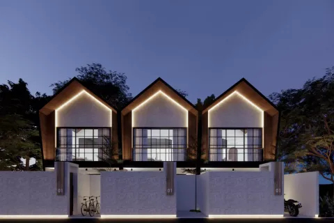 Vila 1 kamar tidur di Canggu, Badung, Bali (11663)