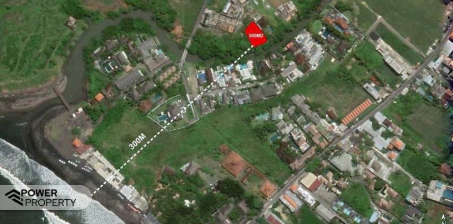 Tanah kavling 302m2 di Pererenan, Mengwi, Badung, Bali (8512)