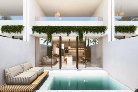 Vila 2 kamar tidur di Tibubeneng, Badung, Bali (10925)