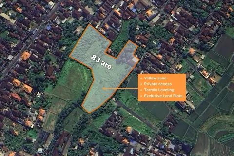 Tanah kavling di Buduk, Mengwi, Badung, Bali (11030)