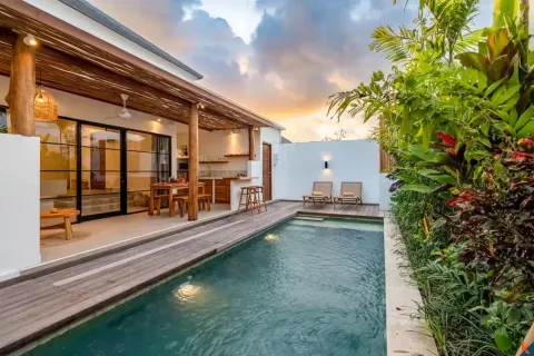 Vila 1 kamar tidur di Cemagi, Mengwi, Badung, Bali (11395)