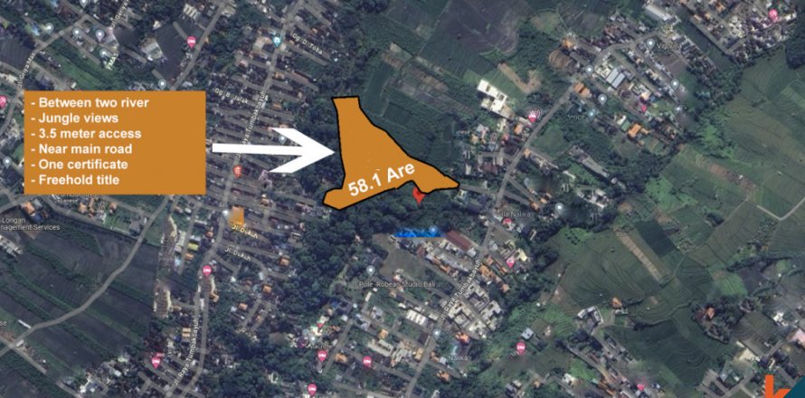 Land in Tumbak Bayuh, Mengwi, Badung, Bali (12012)