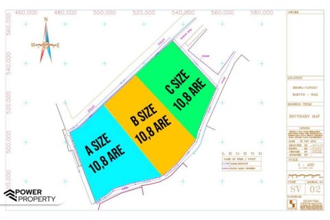 1080m2 Land in Canggu, Badung, Bali (9842) 8