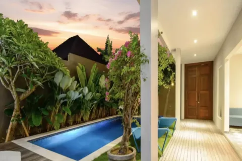Vila 1 kamar tidur di Kerobokan, Badung, Bali (14033)