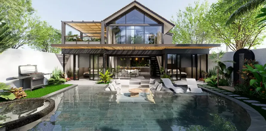 Vila 3 kamar tidur di Canggu, Badung, Bali (14143)