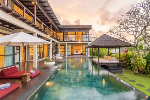 Vila 4 kamar tidur di Jimbaran, Badung, Bali (10874)