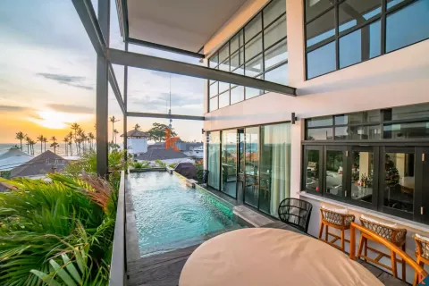 Vila 3 kamar tidur di Tibubeneng, Badung, Bali (13134)