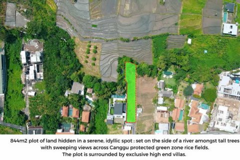 Tanah kavling 844m2 di Canggu, Badung, Bali (683) 5