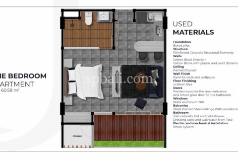 1 bedroom Apartment in Tampaksiring, Gianyar, Bali (5913) 15
