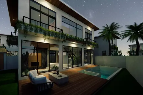 Vila 3 kamar tidur di Kerobokan, Badung, Bali (11578)