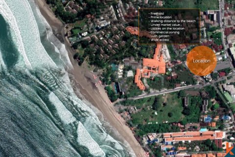 Tanah kavling 700m2 di Seminyak, Badung, Bali (12271)