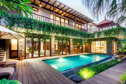Vila 5 kamar tidur di Canggu, Badung, Bali (11177)