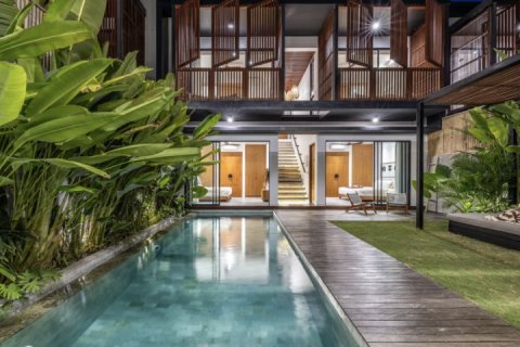 Vila 4 kamar tidur di Canggu, Badung, Bali (8536)