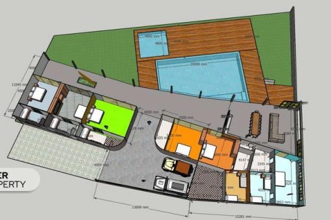 Земельный участок 3550м2 в Цемаги, Менгви, Бадунг, Бали (17148) 4