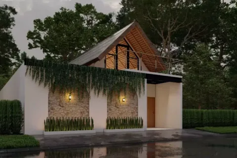 Vila 1 kamar tidur di Kerobokan, Badung, Bali (11452)