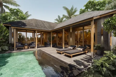 Vila 2 kamar tidur di Ubud, Gianyar, Bali (10778)