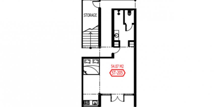 1 bedroom Apartment in Parq Ubud, Tegallalang, Gianyar, Bali (5525)