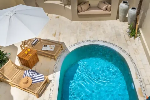 Vila 2 kamar tidur di Pererenan, Mengwi, Badung, Bali (10780)