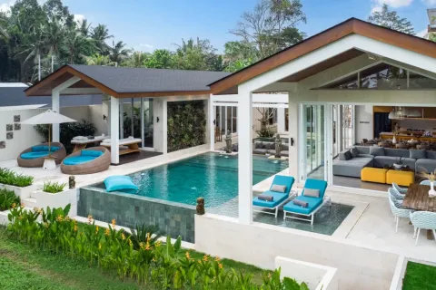 Vila 4 kamar tidur di Ubud, Gianyar, Bali (11261)